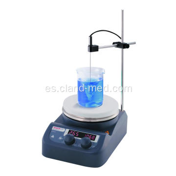 Laboratorio de agitador de placa calefactora magnética led digital de 5 pulgadas